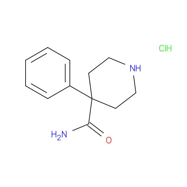 4-phenylpiperidine-4-carboxamide hydrochloride
