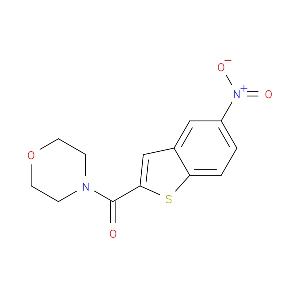 Morpholine, 4-[(5-nitrobenzo[b]thien-2-yl)carbonyl]-