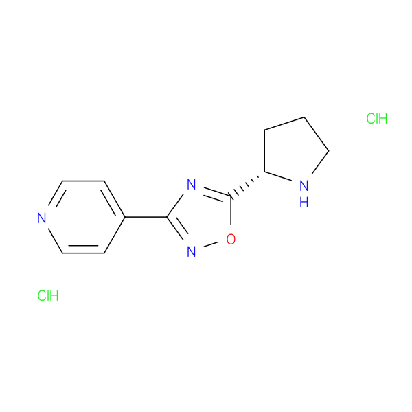 (S)-3-(Pyridin-4-yl)-5-(pyrrolidin-2-yl)-1,2,4-oxadiazole dihydrochloride