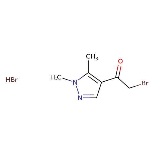 2-bromo-1-(1,5-dimethyl-1H-pyrazol-4-yl)ethan-1-onehydrobromide