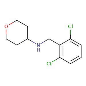 N-[(2,6-Dichlorophenyl)methyl]oxan-4-amine