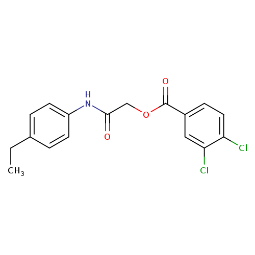 [(4-ethylphenyl)carbamoyl]methyl 3,4-dichlorobenzoate