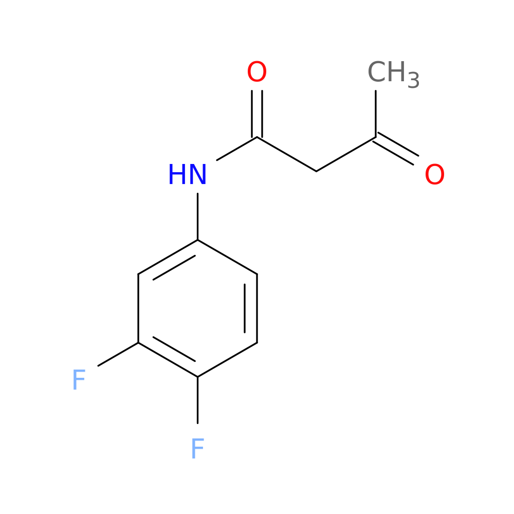 N-(3,4-difluorophenyl)-3-oxobutanamide