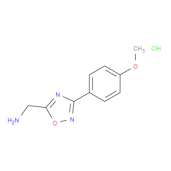 (3-(4-Methoxyphenyl)-1,2,4-oxadiazol-5-yl)methanamine hydrochloride