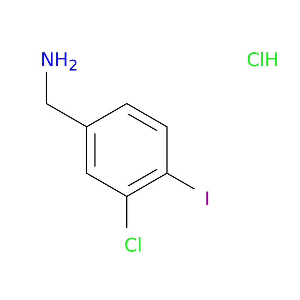 (3-chloro-4-iodophenyl)methanamine hydrochloride