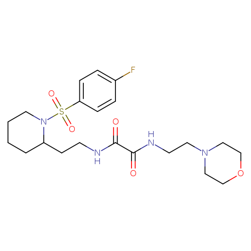 N-{2-[1-(4-fluorobenzenesulfonyl)piperidin-2-yl]ethyl}-N'-[2-(morpholin-4-yl)ethyl]ethanediamide