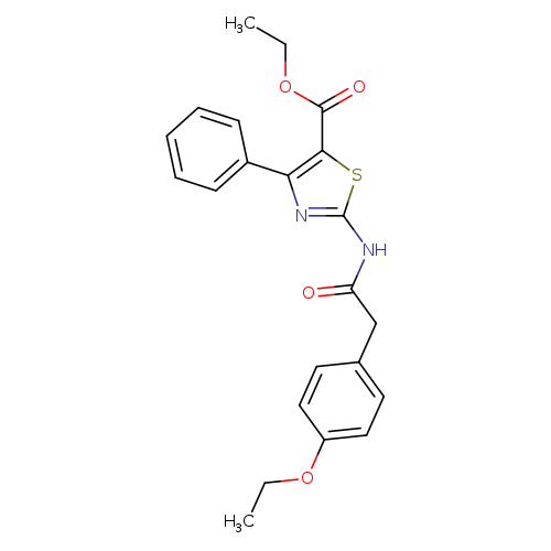 ethyl 2-[2-(4-ethoxyphenyl)acetamido]-4-phenyl-1,3-thiazole-5-carboxylate