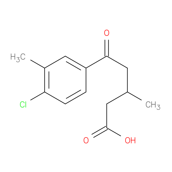 5-(4-Chloro-3-methylphenyl)-3-methyl-5-oxopentanoic acid