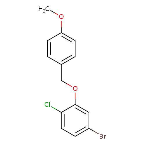 4-bromo-1-chloro-2-[(4-methoxyphenyl)methoxy]benzene