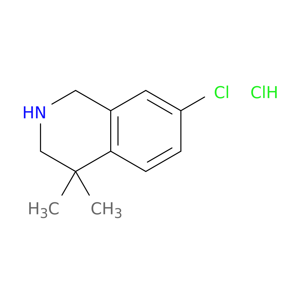 7-chloro-4,4-dimethyl-1,2,3,4-tetrahydroisoquinoline hydrochloride