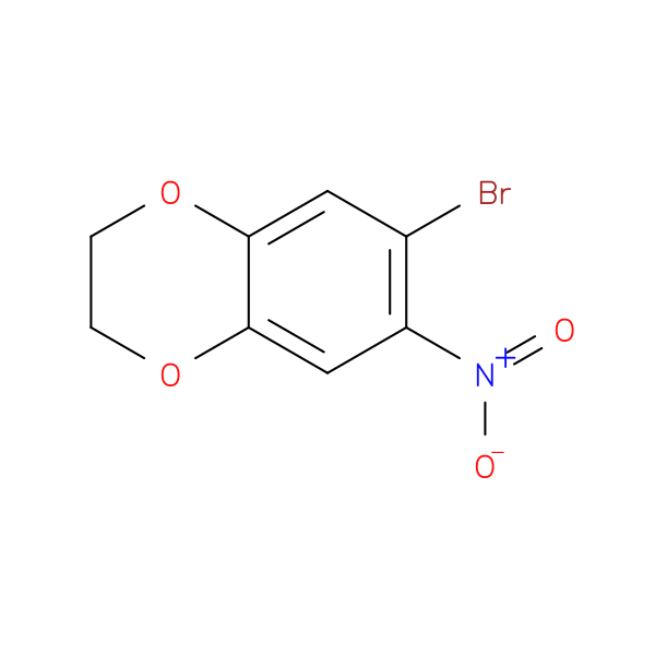 6-Bromo-2,3-dihydro-7-nitro-1,4-benzodioxin