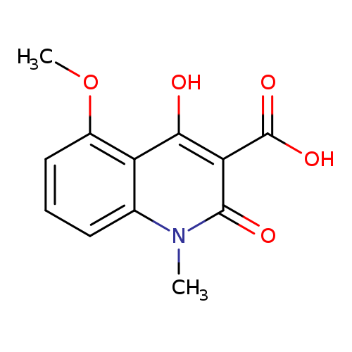 3-Quinolinecarboxylic acid, 1,2-dihydro-4-hydroxy-5-methoxy-1-methyl-2-oxo-