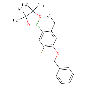 2-(4-(Benzyloxy)-2-ethyl-5-fluorophenyl)-4,4,5,5-tetramethyl-1,3,2-dioxaborolane