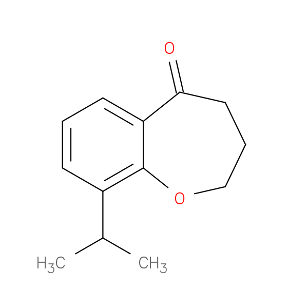 9-(propan-2-yl)-2,3,4,5-tetrahydro-1-benzoxepin-5-one