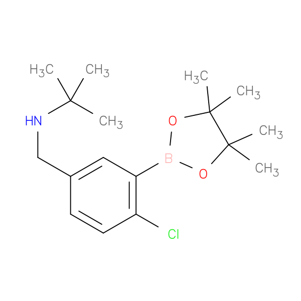 5-(N-t-Butylaminomethyl)-2-chlorophenylboronic acid, pinacol ester