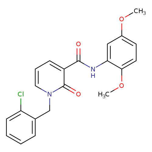 1-[(2-chlorophenyl)methyl]-N-(2,5-dimethoxyphenyl)-2-oxo-1,2-dihydropyridine-3-carboxamide