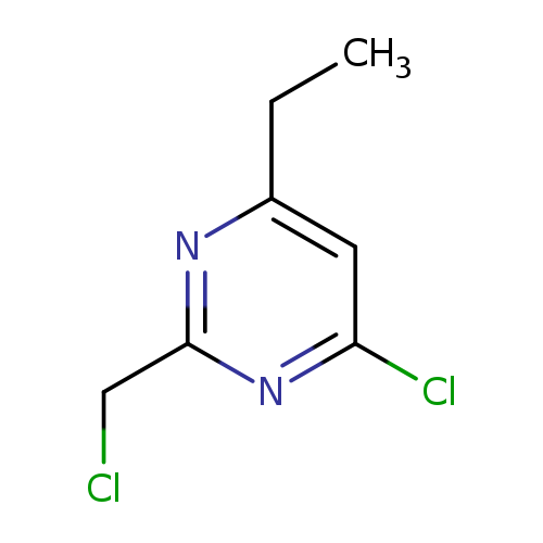 4-chloro-2-(chloromethyl)-6-ethylpyrimidine