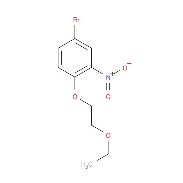 4-Bromo-1-(2-ethoxyethoxy)-2-nitrobenzene