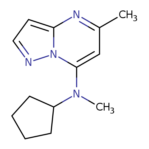 N-cyclopentyl-N,5-dimethylpyrazolo[1,5-a]pyrimidin-7-amine