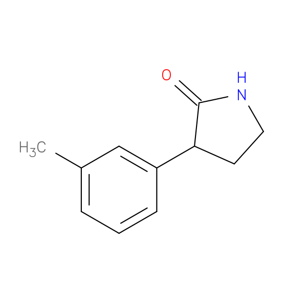 3-(3-methylphenyl)pyrrolidin-2-one