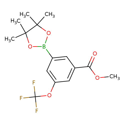 Benzoic acid, 3-(4,4,5,5-tetramethyl-1,3,2-dioxaborolan-2-yl)-5-(trifluoromethoxy)-, methyl ester