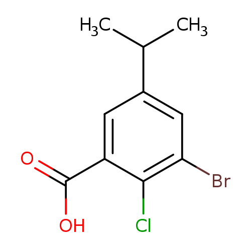 3-Bromo-2-chloro-5-isopropylbenzoicacid