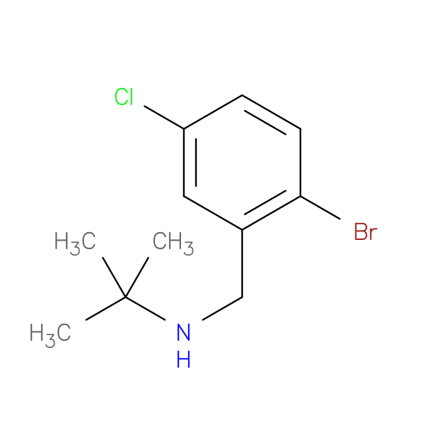 [(2-bromo-5-chlorophenyl)methyl](tert-butyl)amine