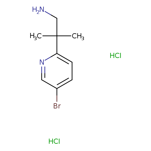 2-(5-bromopyridin-2-yl)-2-methylpropan-1-aminedihydrochloride