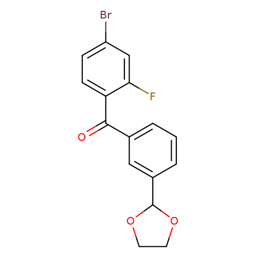 4-Bromo-3'-(1,3-dioxolan-2-yl)-2-fluorobenzophenone