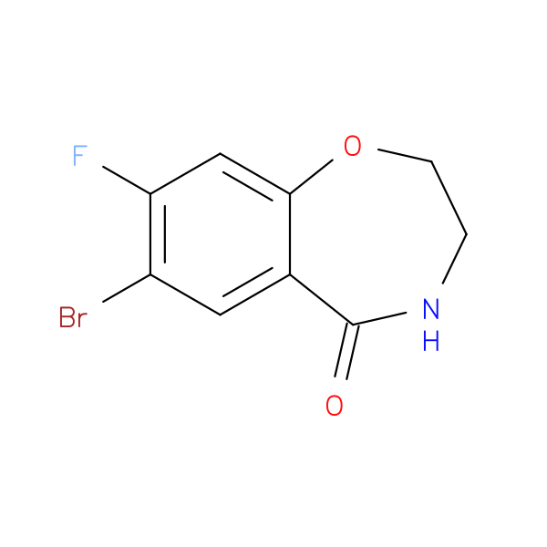 7-bromo-8-fluoro-2,3,4,5-tetrahydro-1,4-benzoxazepin-5-one