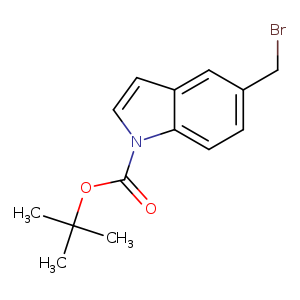 1H-INDOLE-1-CARBOXYLIC ACID, 5-(BROMOMETHYL)-, 1,1-DIMETHYLETHYL ESTER