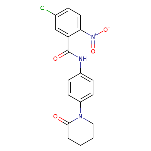 5-chloro-2-nitro-N-[4-(2-oxopiperidin-1-yl)phenyl]benzamide