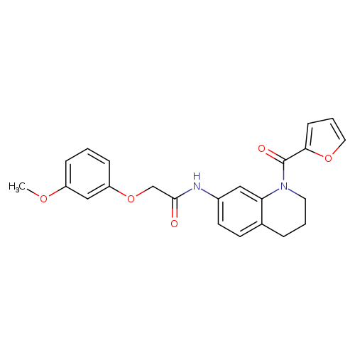 N-[1-(furan-2-carbonyl)-1,2,3,4-tetrahydroquinolin-7-yl]-2-(3-methoxyphenoxy)acetamide