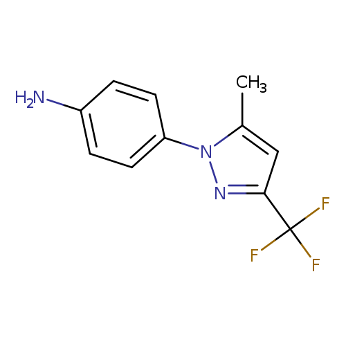 4-(5-Methyl-3-(trifluoromethyl)-1H-pyrazol-1-yl)aniline