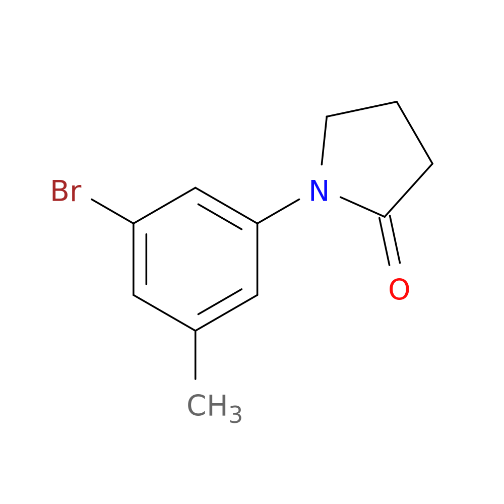 1-(3-Bromo-5-methylphenyl)pyrrolidin-2-one