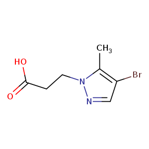 3-(4-Bromo-5-methyl-1h-pyrazol-1-yl)propanoic acid