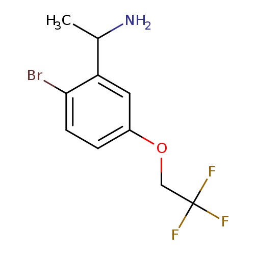 1-[2-Bromo-5-(2,2,2-trifluoroethoxy)phenyl]ethylamine