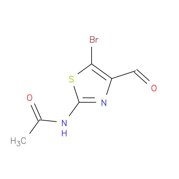 N-(5-bromo-4-formyl-1,3-thiazol-2-yl)acetamide