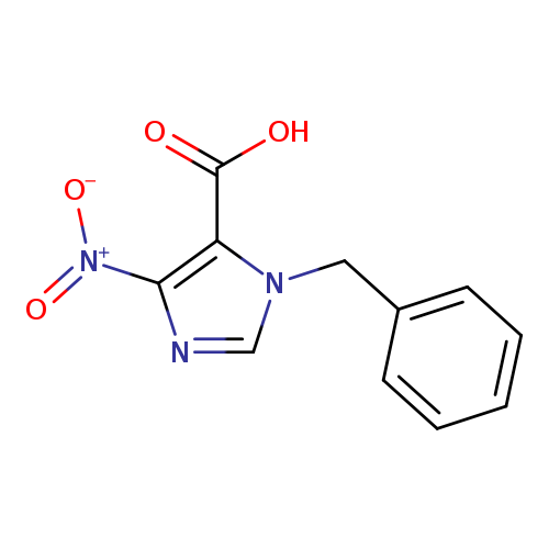 3-benzyl-5-nitro-imidazole-4-carboxylic acid