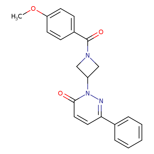 2-[1-(4-methoxybenzoyl)azetidin-3-yl]-6-phenyl-2,3-dihydropyridazin-3-one