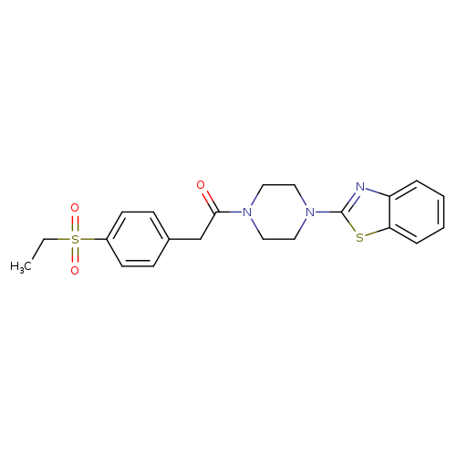 1-[4-(1,3-benzothiazol-2-yl)piperazin-1-yl]-2-[4-(ethanesulfonyl)phenyl]ethan-1-one