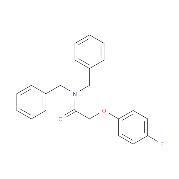 N,N-dibenzyl-2-(4-fluorophenoxy)acetamide