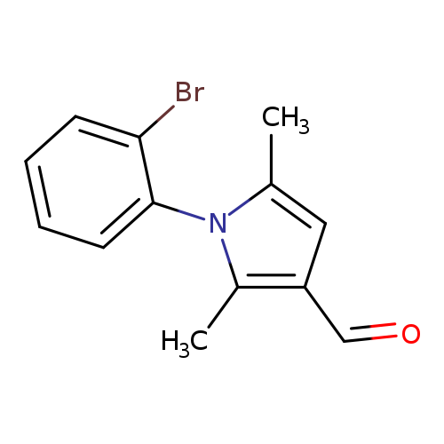 1-(2-Bromophenyl)-2,5-dimethyl-1H-pyrrole-3-carbaldehyde