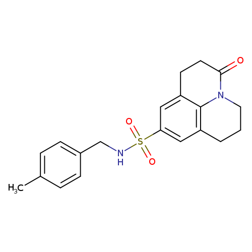 N-[(4-methylphenyl)methyl]-2-oxo-1-azatricyclo[7.3.1.0^{5,13}]trideca-5,7,9(13)-triene-7-sulfonamide