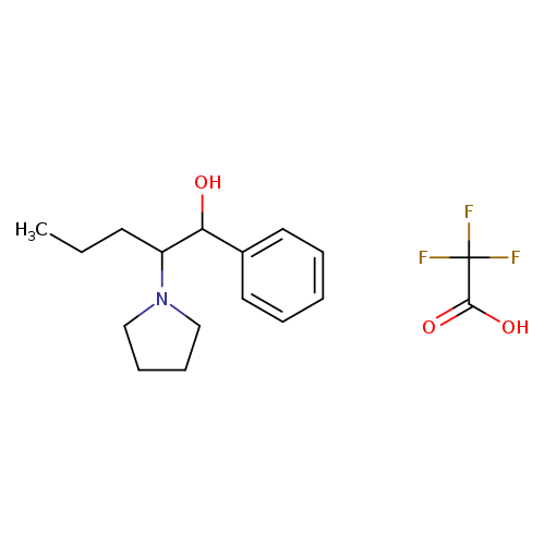 α-phenyl-β-propyl-1-pyrrolidineethanol,2,2,2-trifluoroacetatesalt