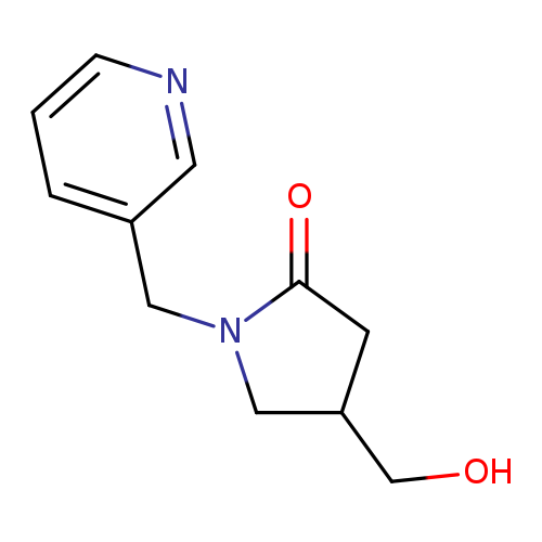 4-(hydroxymethyl)-1-[(pyridin-3-yl)methyl]pyrrolidin-2-one