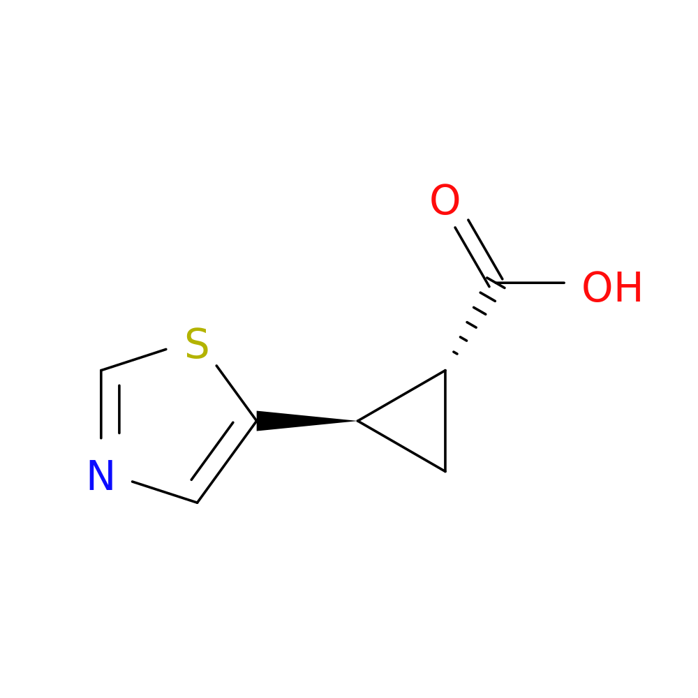 rac-(1R,2R)-2-(1,3-thiazol-5-yl)cyclopropane-1-carboxylic acid