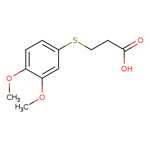 3-[(3,4-dimethoxyphenyl)sulfanyl]propanoic acid