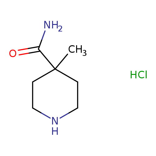 4-Piperidinecarboxamide, 4-methyl-, hydrochloride (1:1)
