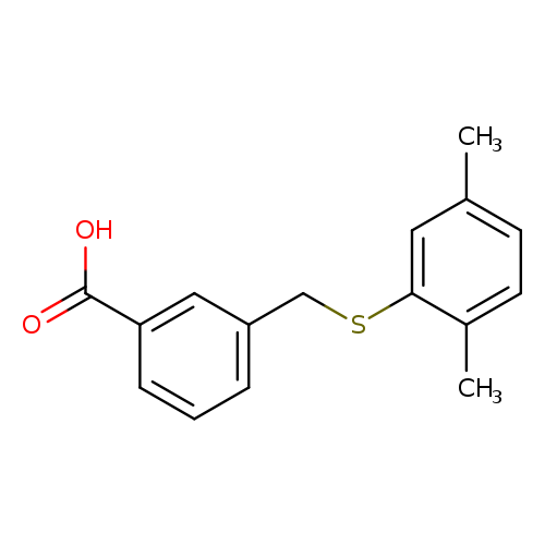 3-{[(2,5-dimethylphenyl)sulfanyl]methyl}benzoic acid